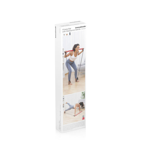 Fitness Bar with Resistance Bands